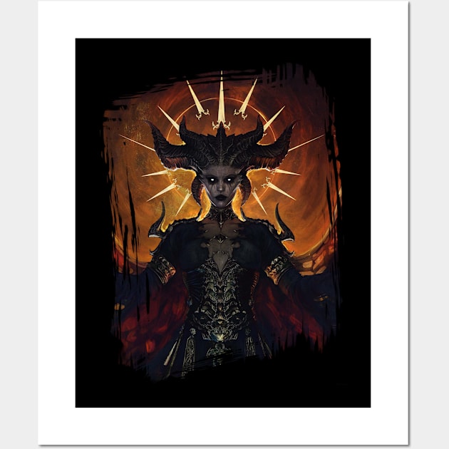 Diablo IV Lilith Wall Art by moreirapod